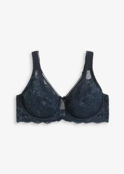 bonprix bonprix Sujetador reductor con tirantes acolchados Azul intenso Outlet