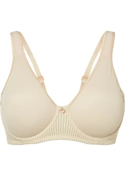 bonprix bonprix Sujetador reductor con tirantes acolchados Beige-arena Discount