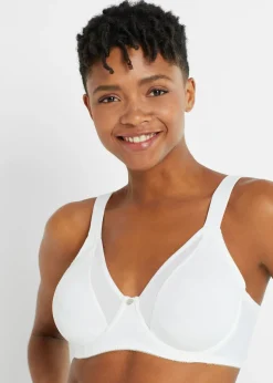 bonprix bonprix Sujetador reductor con tirantes acolchados Blanco