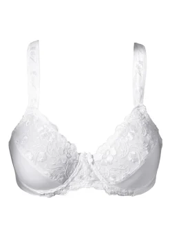 bonprix bonprix Sujetador reductor con tirantes acolchados Blanco Discount