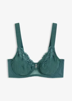 bonprix bonprix Sujetador reductor con tirantes acolchados verde mar Outlet