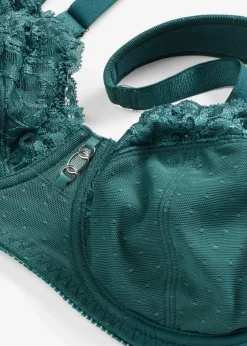 bonprix bonprix Sujetador reductor con tirantes acolchados verde mar Outlet