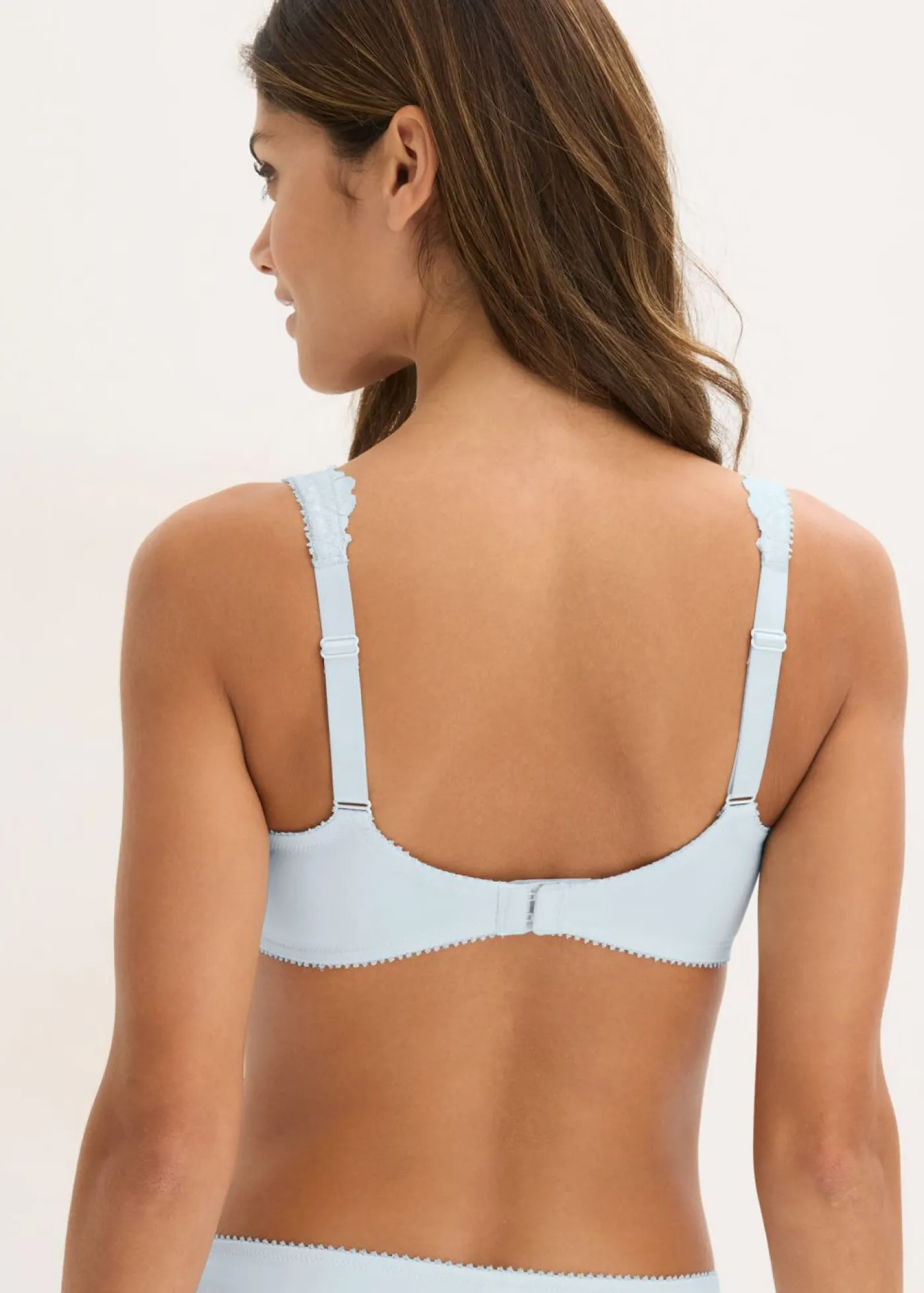 bonprix bonprix Sujetador reductor con tirantes acolchados (2 unidades) Azul crema + marrón oscuro Hot
