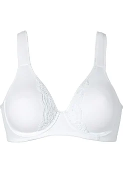 bonprix bonprix Sujetador reductor con tirantes acolchados Blanco Online