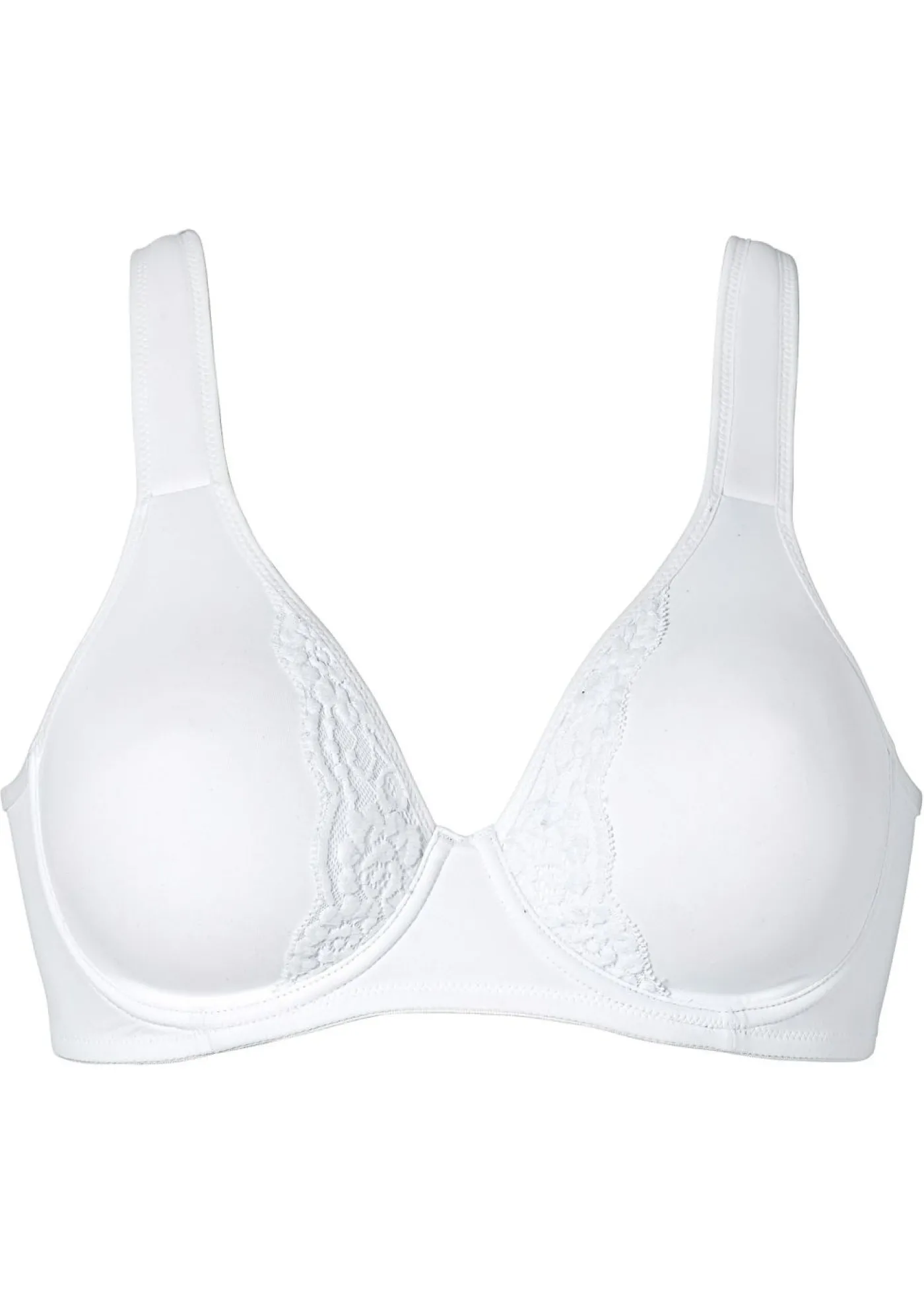 bonprix bonprix Sujetador reductor con tirantes acolchados Blanco Online