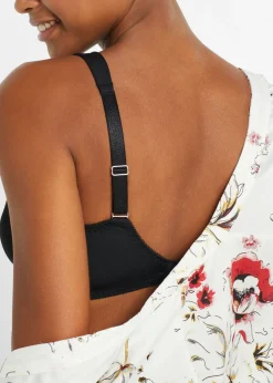 bonprix bonprix Sujetador reductor con tirantes acolchados Negro Outlet