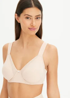 bonprix bonprix Sujetador reductor con tirantes acolchados Beige mate Sale