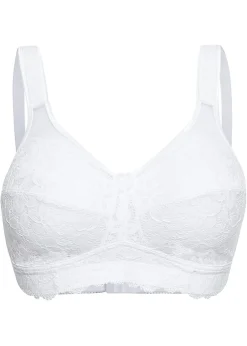 bonprix bonprix Sujetador reductor sin aros con tirantes acolchados Blanco New