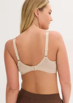 bonprix bonprix Sujetador reductor sin aros con tirantes acolchados Nude