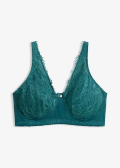 bonprix bonprix Sujetador reductor sin aros con tirantes acolchados verde pimiento Sale