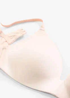 bonprix bonprix Sujetador sin aros con algodón orgánico Rosa seda New