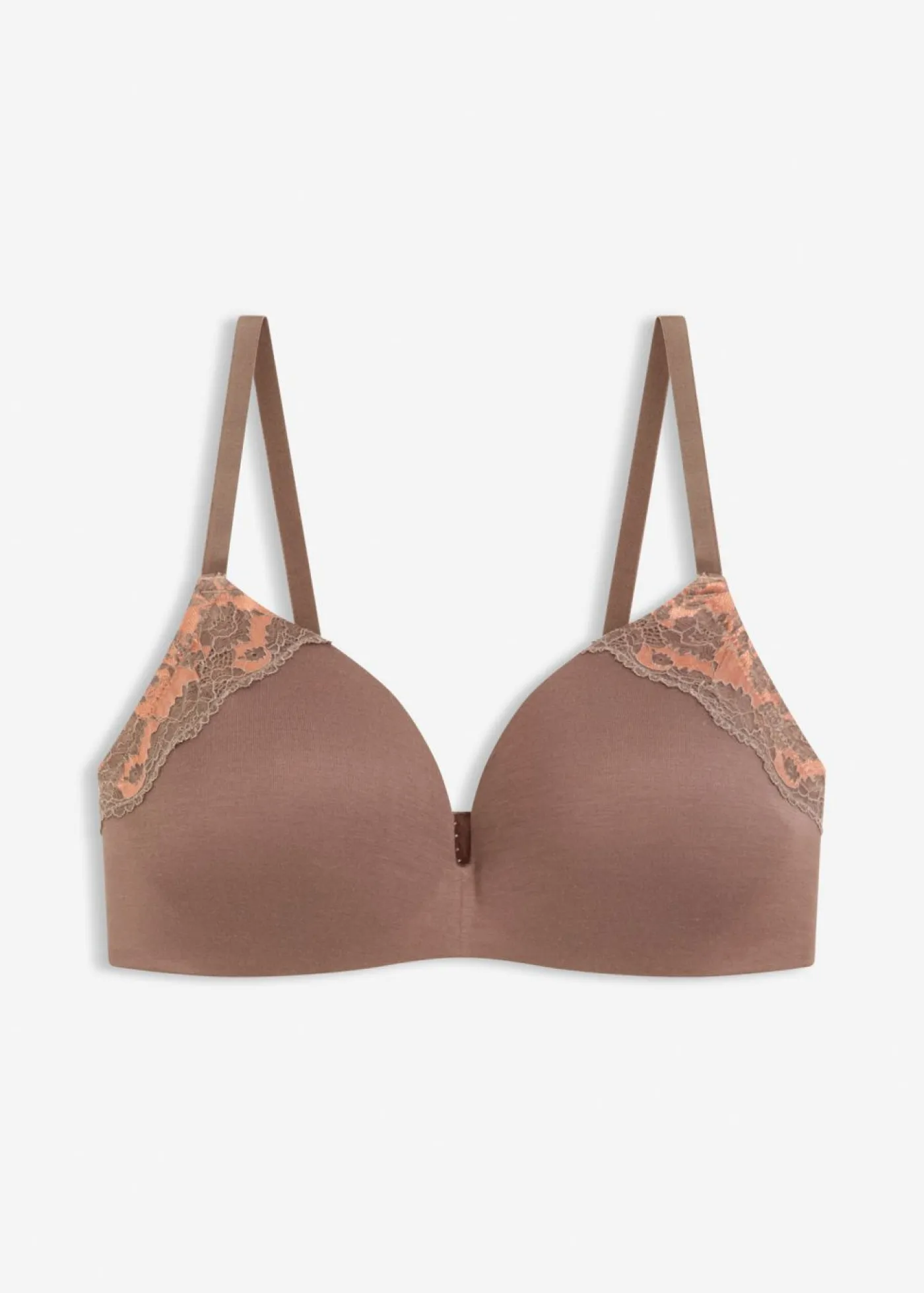 bonprix bonprix Sujetador sin aros de modal suave marrón arcilla-sorbete de chocolate Discount