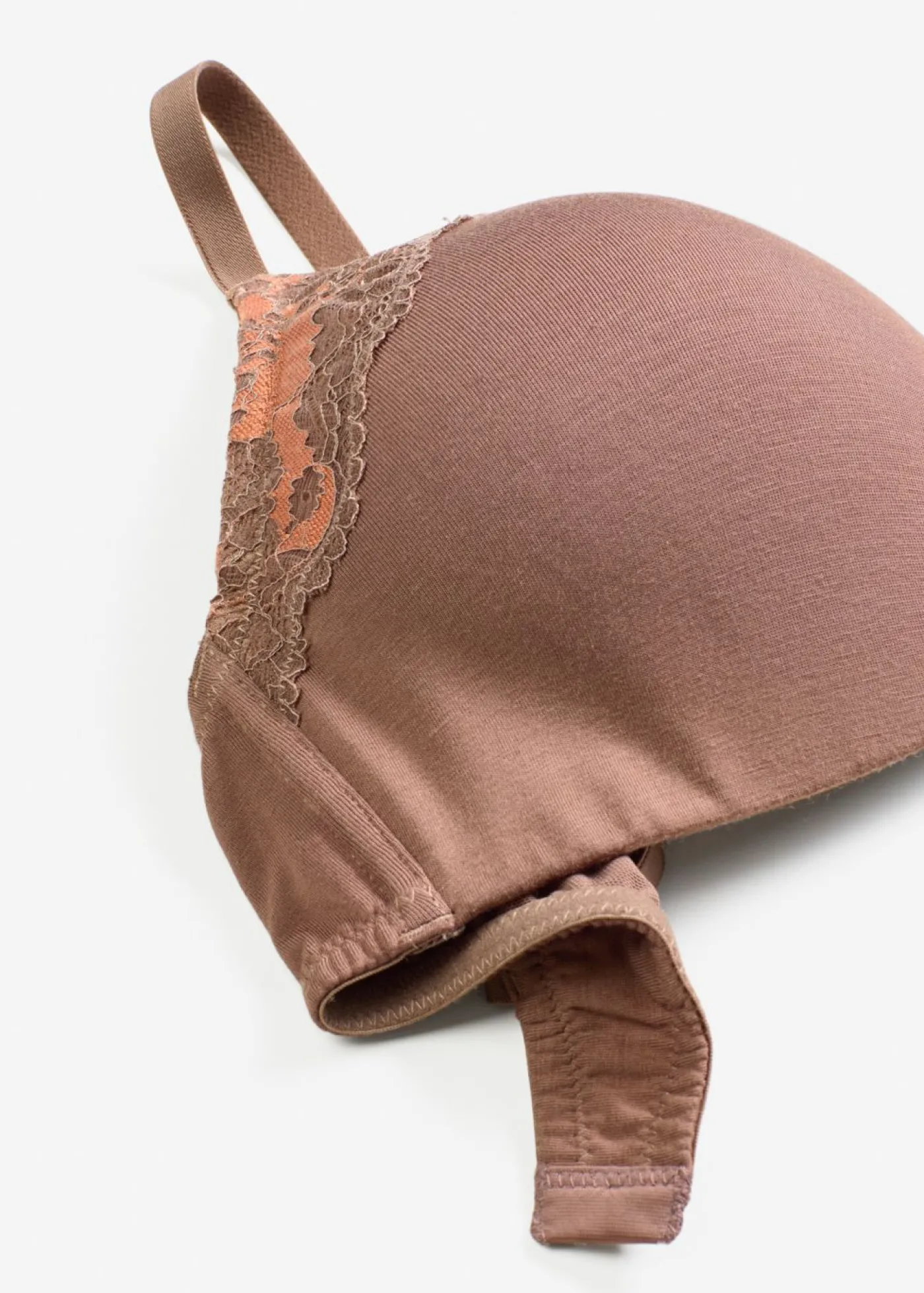 bonprix bonprix Sujetador sin aros de modal suave marrón arcilla-sorbete de chocolate Discount