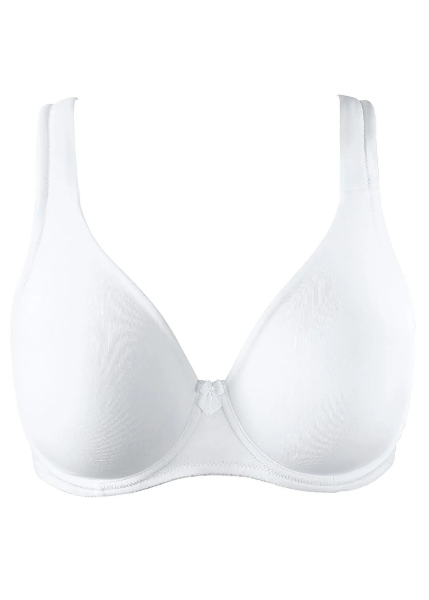 bonprix bonprix Sujetador tipo camiseta con aros Blanco Discount