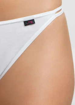 bonprix bonprix Tanga (6 unidades) negro-blanco-gris