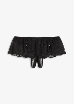 bonprix bonprix Tanga con abertura Negro