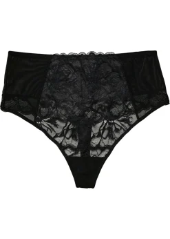 bonprix bonprix Tanga de talle alto Negro Hot