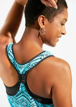 bonprix bonprix Tankini con encaje elástico (2 piezas) turquesa Hot