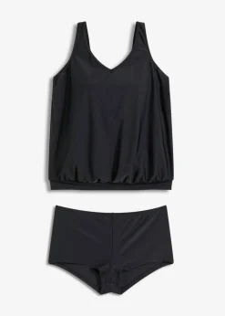 bonprix bonprix Tankini de secado rápido (2 piezas) Negro New
