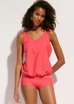 bonprix bonprix Tankini de secado rápido (2 piezas) Rosa New