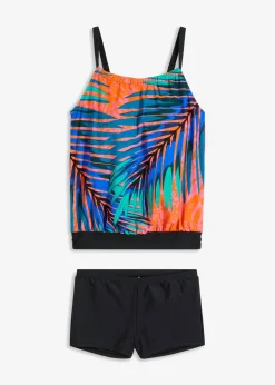 bonprix bonprix Tankini (juego de 2 piezas) Turquesa-lila-rosa-naranja estampado Outlet