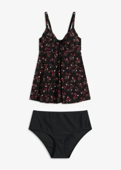 bonprix bonprix Tankini largo (2 piezas) Negro Discount