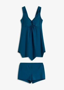 bonprix bonprix Tankini largo con tirantes anchos (2 piezas) Petróleo azul Sale