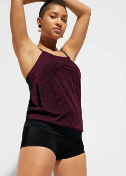 bonprix bonprix Tankini oversize (2 piezas) baya-negro Sale