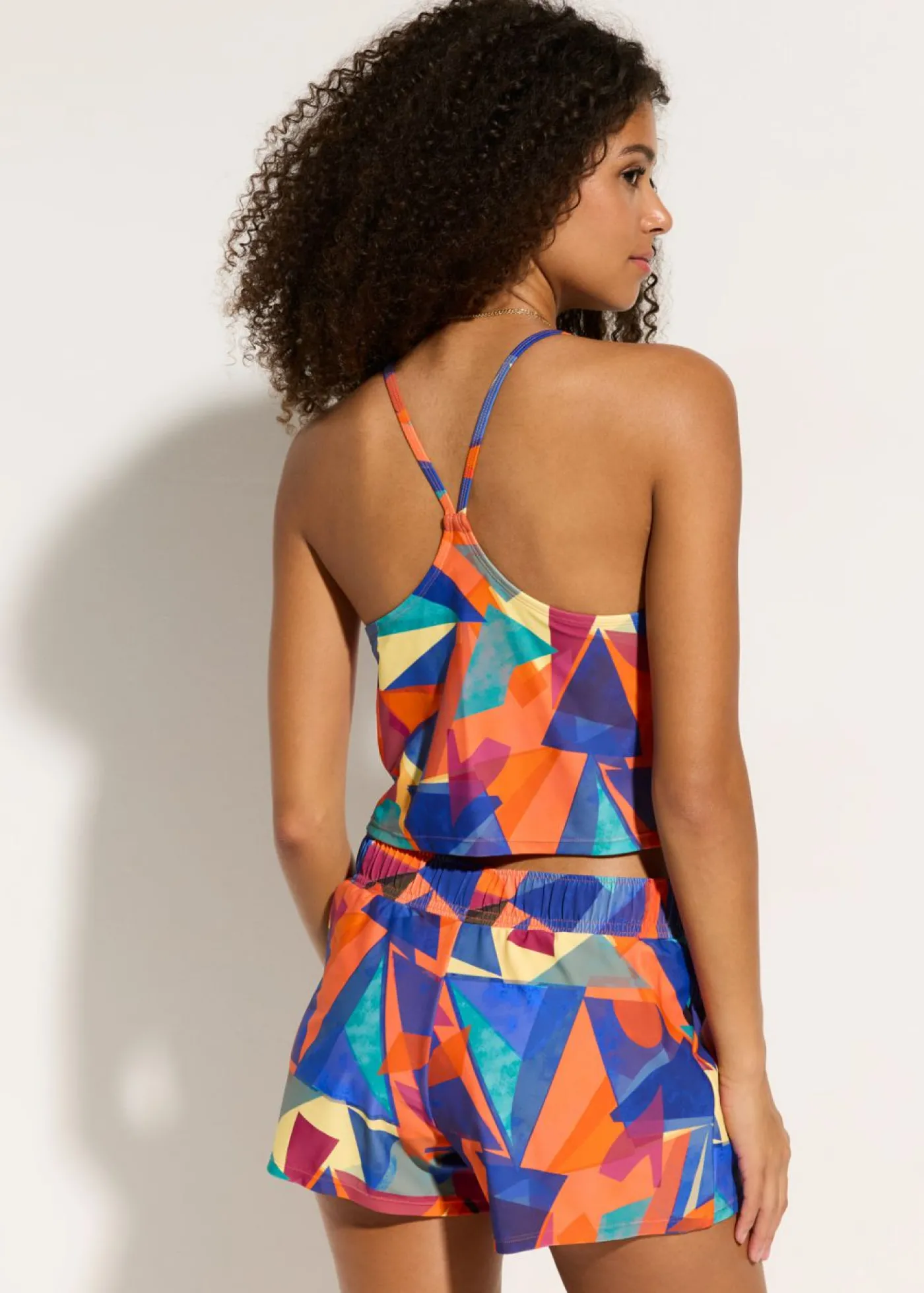 bonprix bonprix Tankini (2 piezas) con pantalón corto Multicolor Outlet