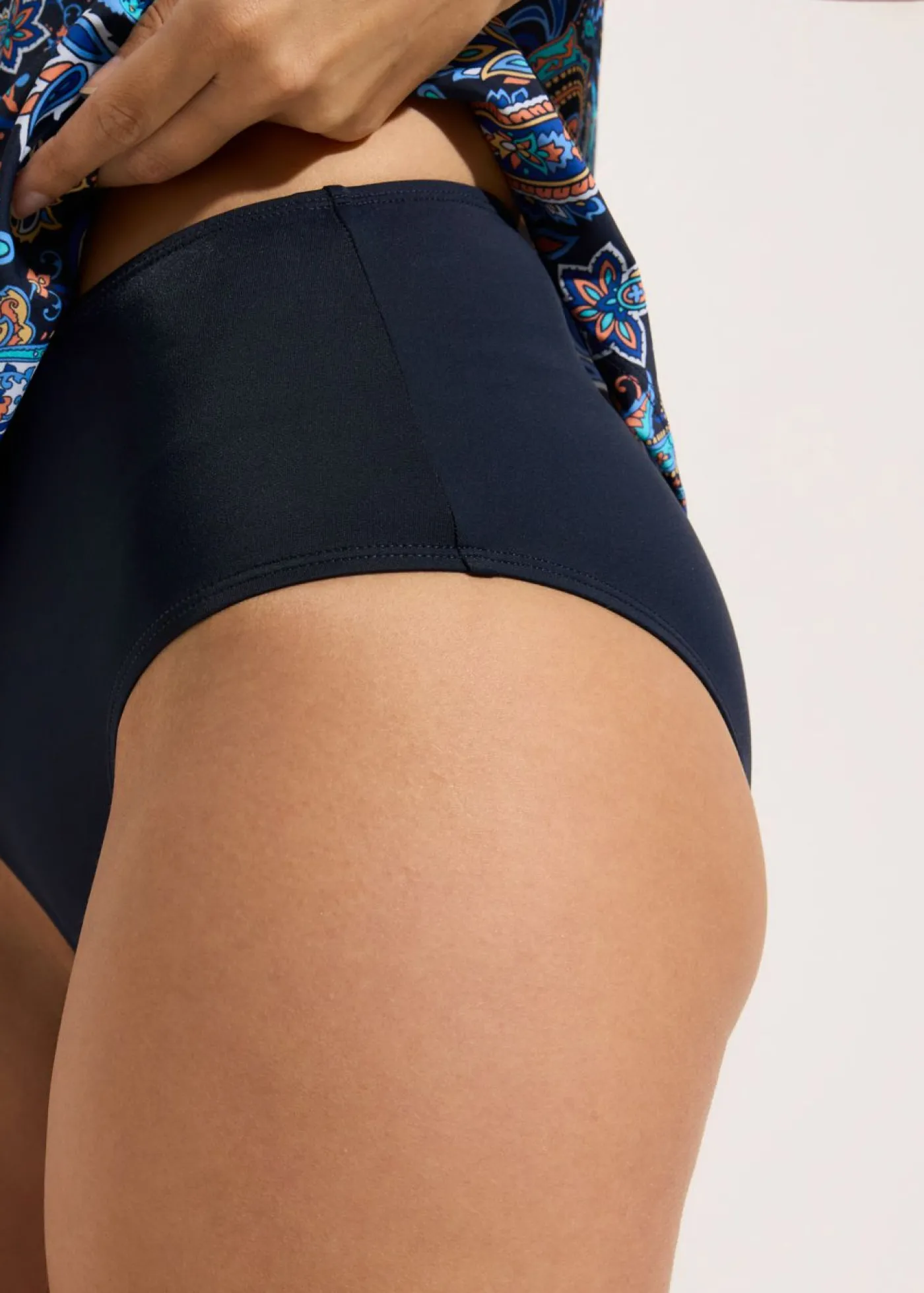bonprix bonprix Tankini (2 piezas) con pequeño cordón Azul marino New