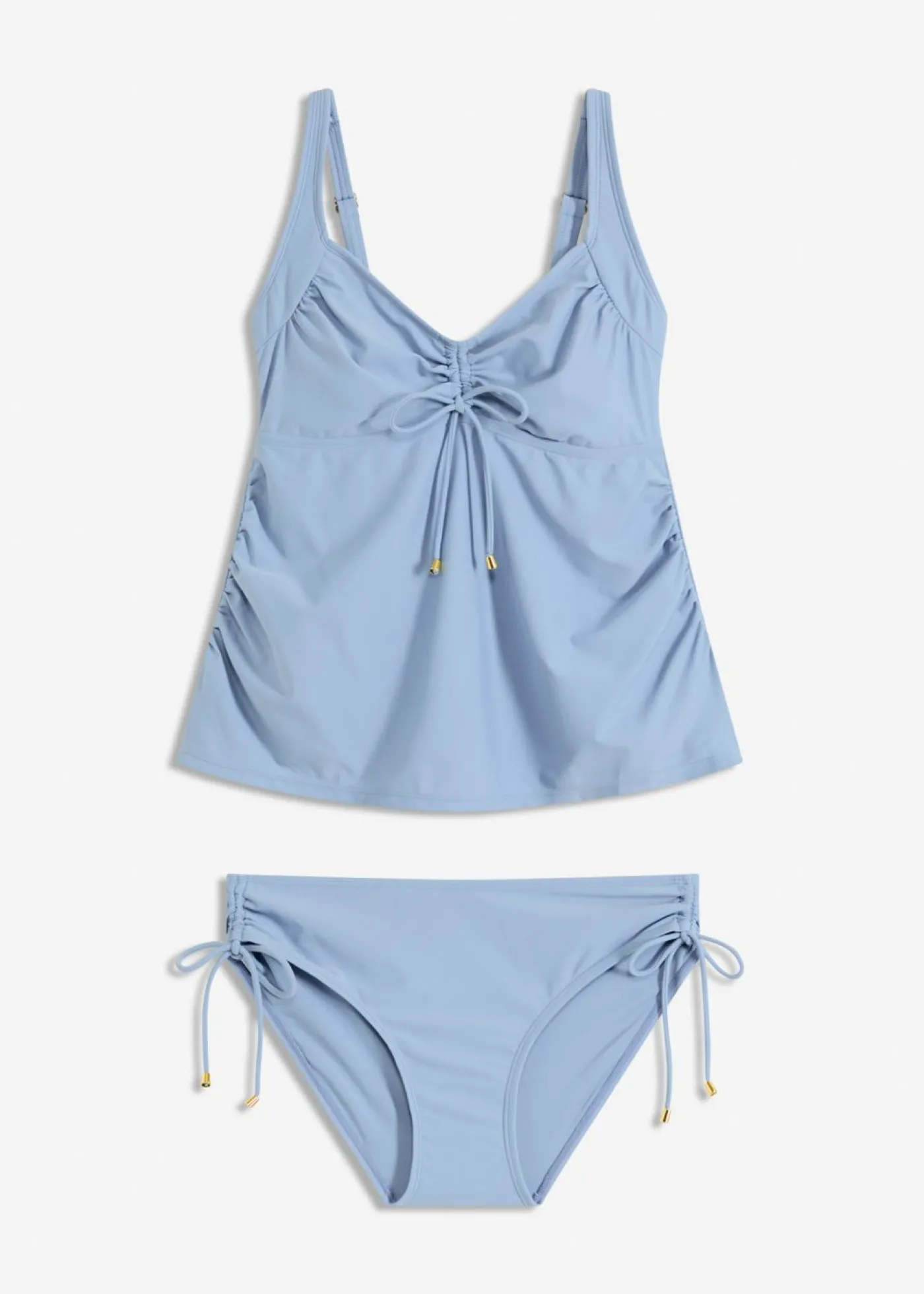 bonprix bonprix Tankini premamá (2 piezas) con cinta para anudar azul pálido Hot