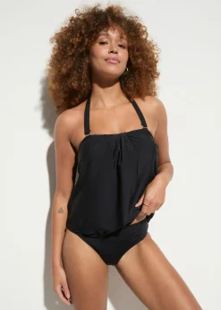bonprix bonprix Tankini tipo bandeau (2 piezas) Negro Outlet