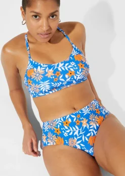 bonprix bonprix Tankini y parte superior (conjunto de 3 piezas) Blanco-negro de rayas Hot