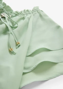 bonprix bonprix Túnica con contenido de seda Verde pastel Clearance