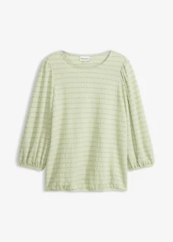 bonprix bonprix Túnica con estructura verde pálido Outlet