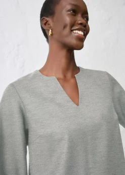 bonprix bonprix Túnica con lana Gris jaspeado Outlet