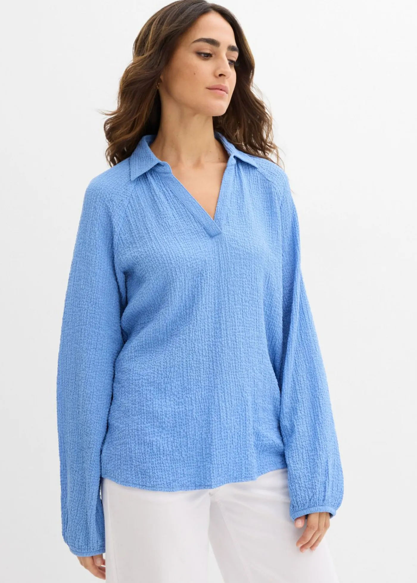 bonprix bonprix Túnica con viscosa azul provenzal Hot