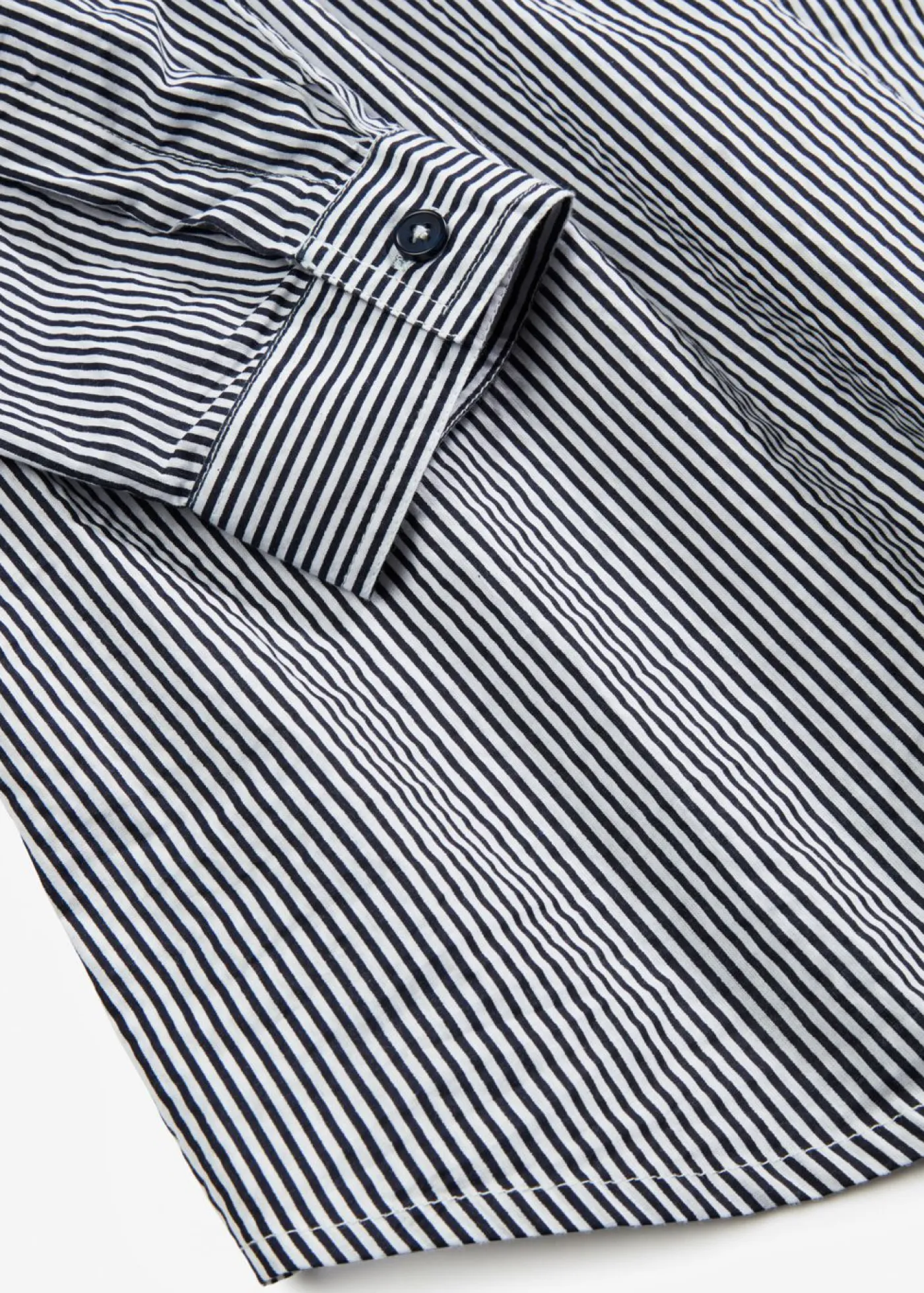bonprix bonprix Túnica de algodón azul marino-blanco con rayas