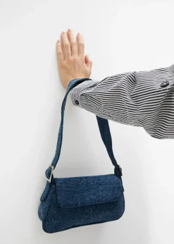 bonprix bonprix Túnica de algodón azul marino-blanco con rayas