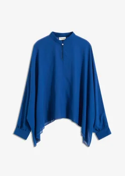 bonprix bonprix Túnica de gasa azul genciana Online