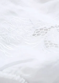 bonprix bonprix Túnica de lino puro Blanco Discount