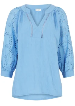 bonprix bonprix Túnica de muselina ligera azul provenzal Best