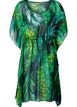 bonprix bonprix Túnica de playa. piel de serpiente verde Clearance