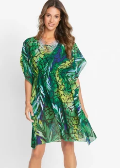 bonprix bonprix Túnica de playa. piel de serpiente verde Clearance