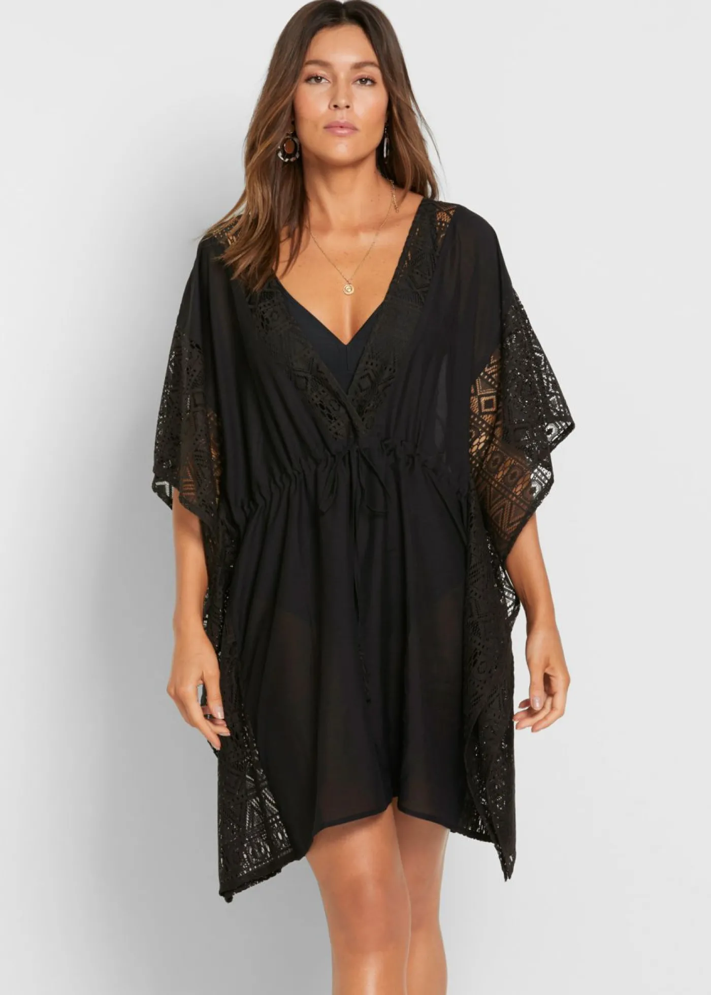bonprix bonprix Túnica de playa Negro Online