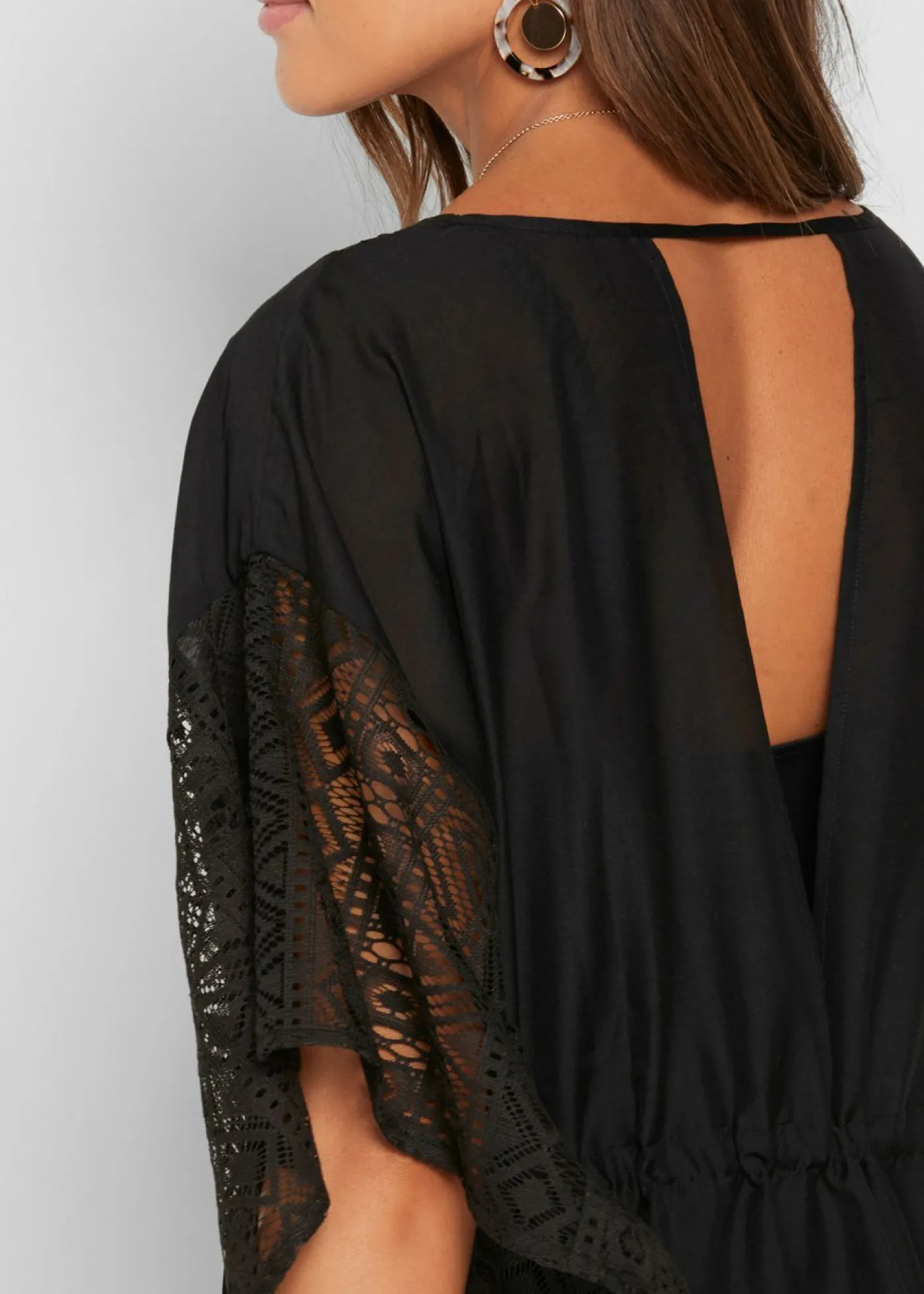 bonprix bonprix Túnica de playa Negro Online