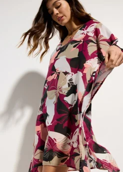 bonprix bonprix Túnica de playa oversize Baya con estampado gráfico Best