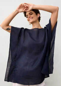 bonprix bonprix Túnica de ramio Azul marino Hot