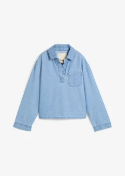 bonprix bonprix Túnica vaquera Denim hielo Online