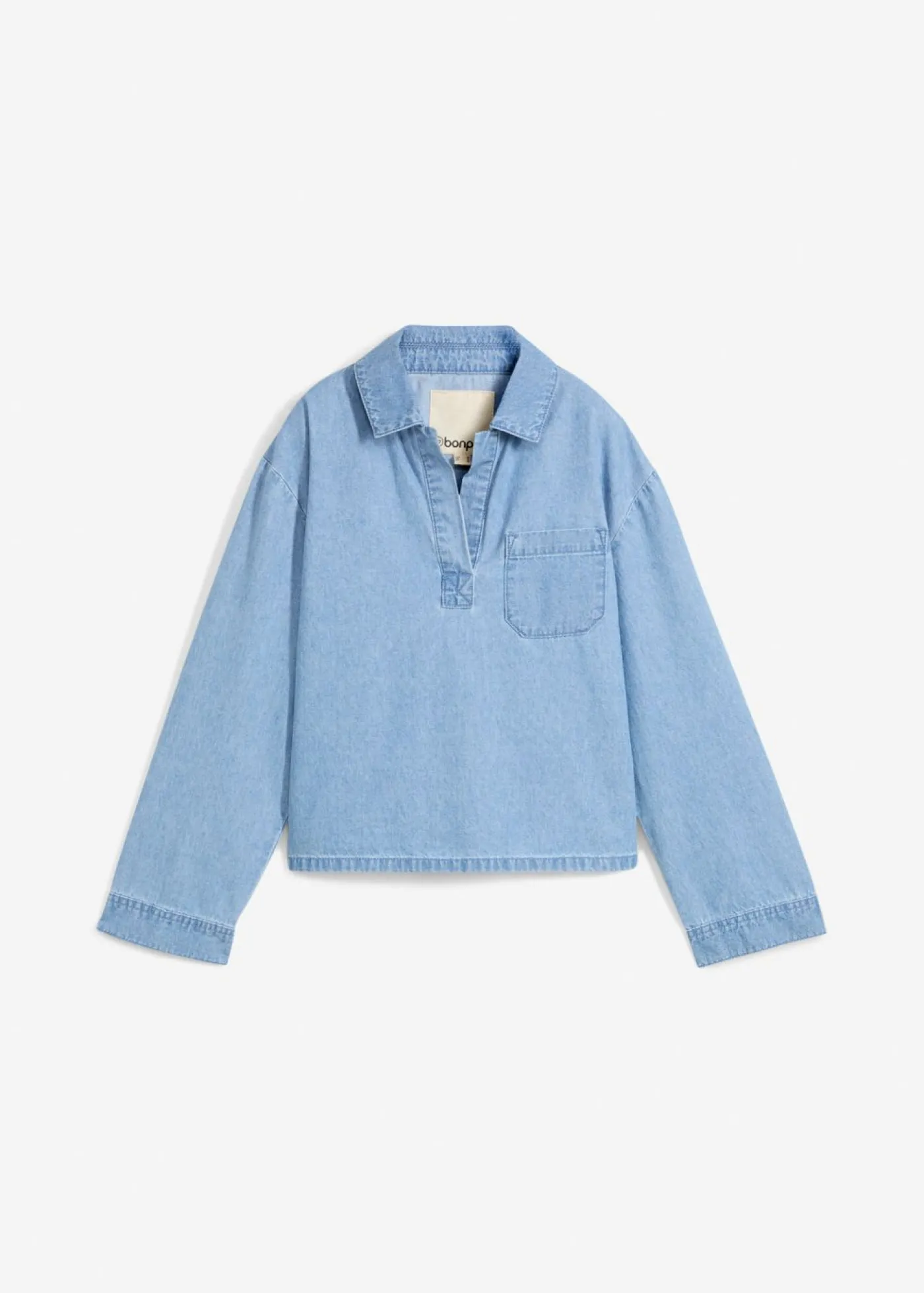 bonprix bonprix Túnica vaquera Denim hielo Online